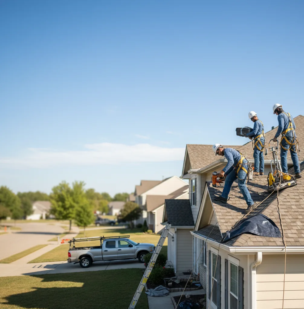 Emergency Roof Repair in Lyndon, KS